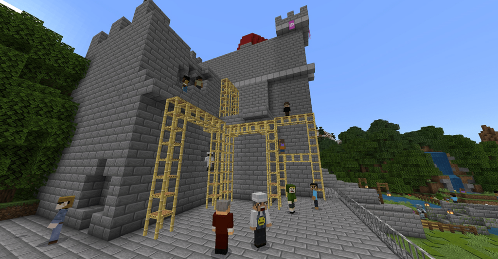 Minecraft Education Construction project