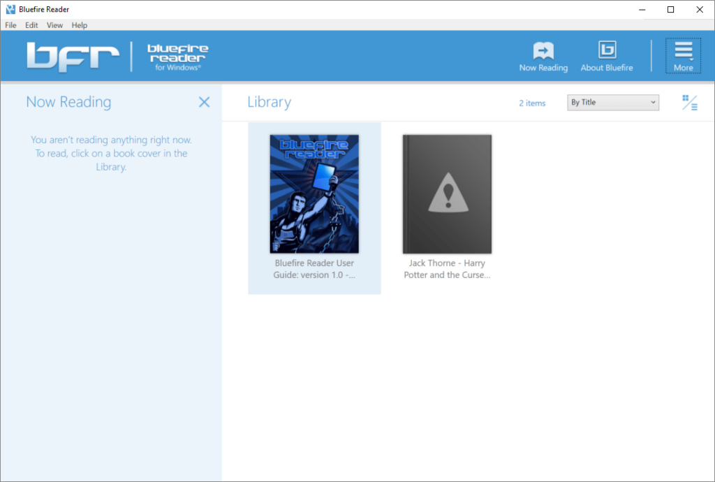 Bluefire Reader Library