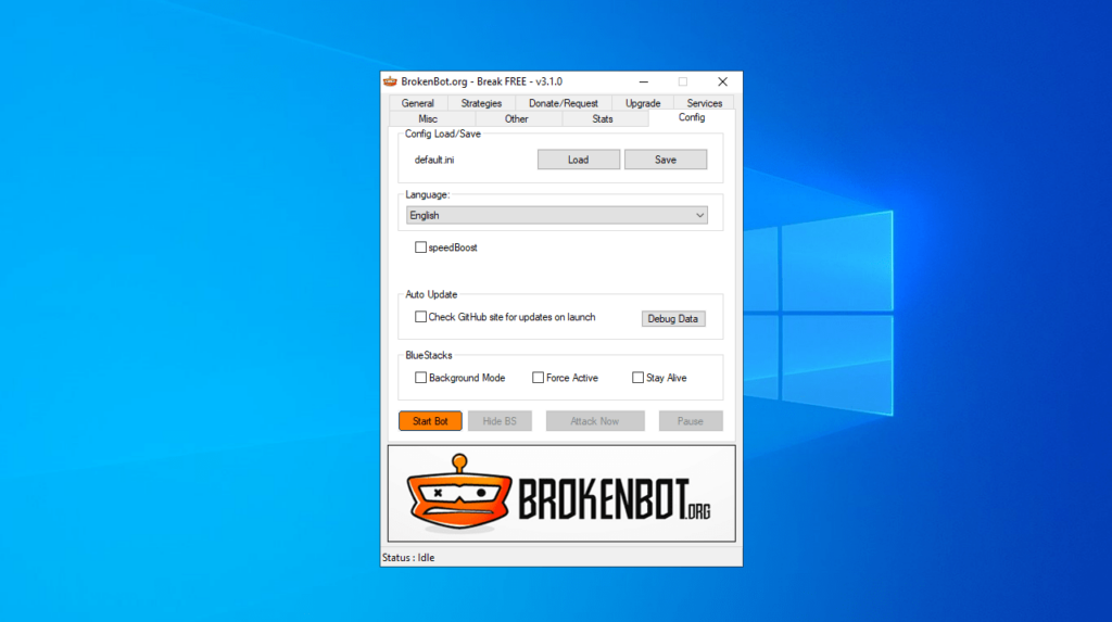 BrokenBot Config files