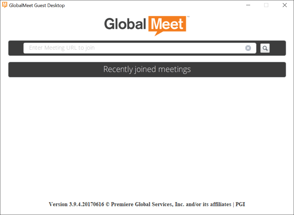 GlobalMeet Joining an existing meeting