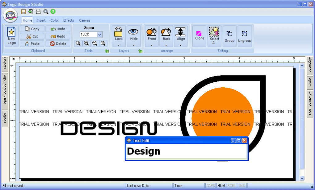 Logo Design Studio Text inscription