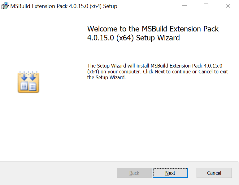 MSBuild Extension Pack Setup
