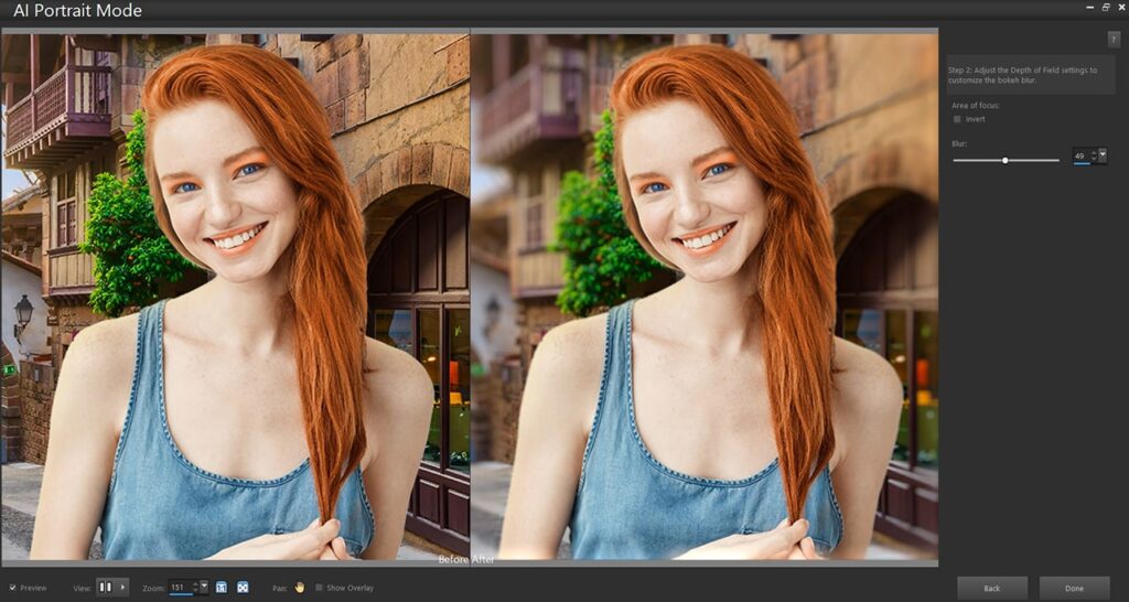 Corel PaintShop Pro Portrait enhancement