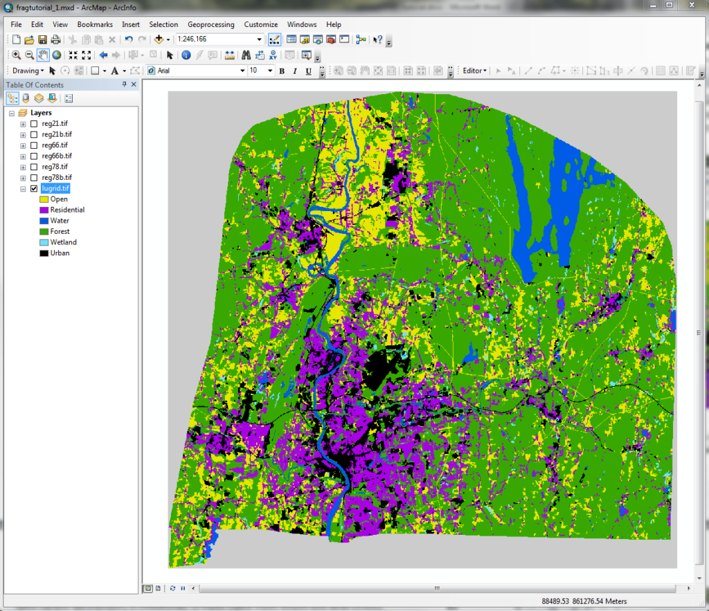 Fragstats Spatial analysis