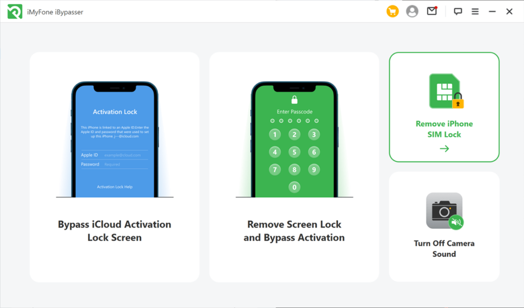 iMyFone iBypasser Available operations