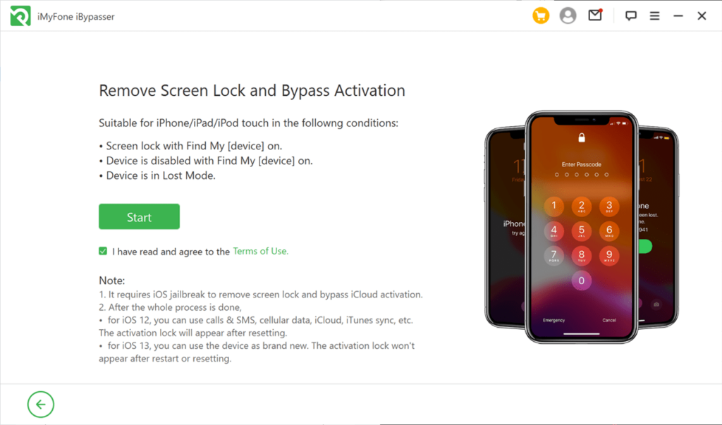iMyFone iBypasser Screen lock removal