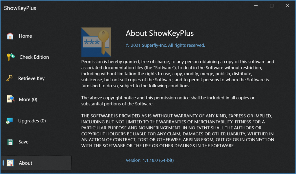 ShowKeyPlus About