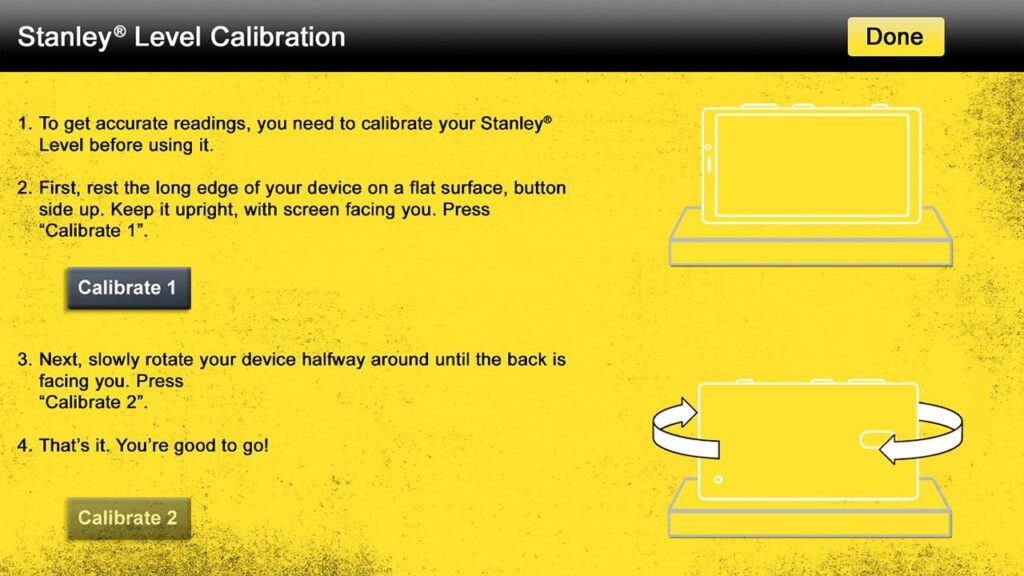Stanley Level Calibration instructions