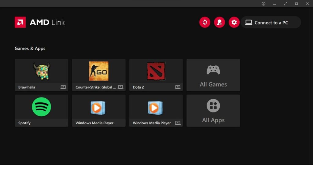 AMD Link Games and applications