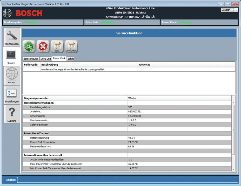 Bosch eBike Diagnostic Interface