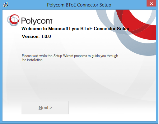 Polycom BToE Connector Setup