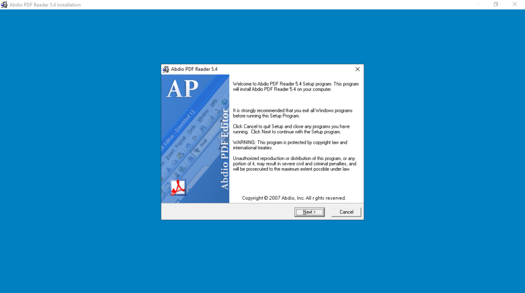 Abdio PDF Reader Setup