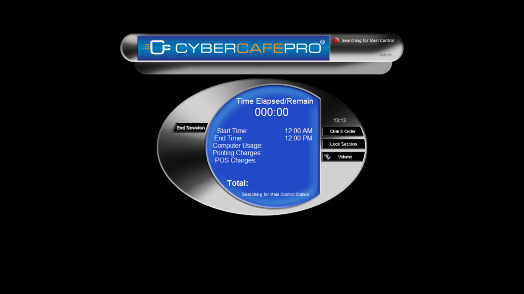 OneRoof CyberCafePro Client interface