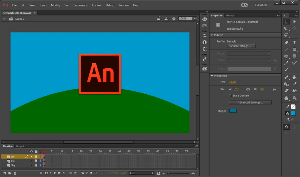 Adobe Animate Main