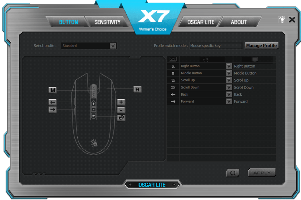 A4Tech X7 Driver Buttons