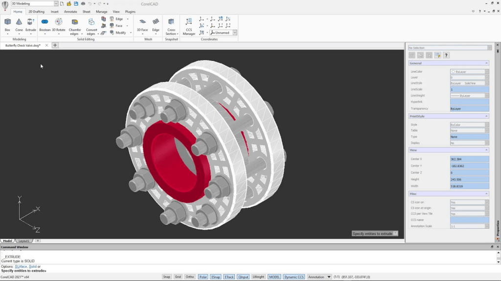 CorelCAD Scheme