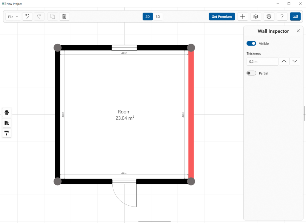 4Plan Room parameters