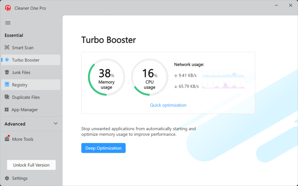 Cleaner One Pro Turbo booster