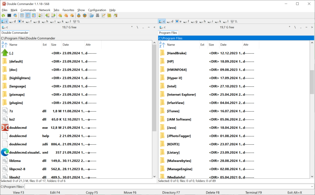 Double Commander File manager