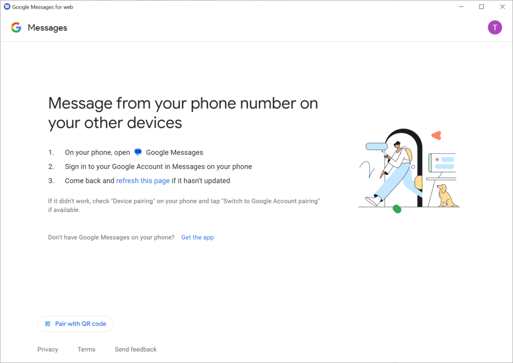 Google Messages Instructions