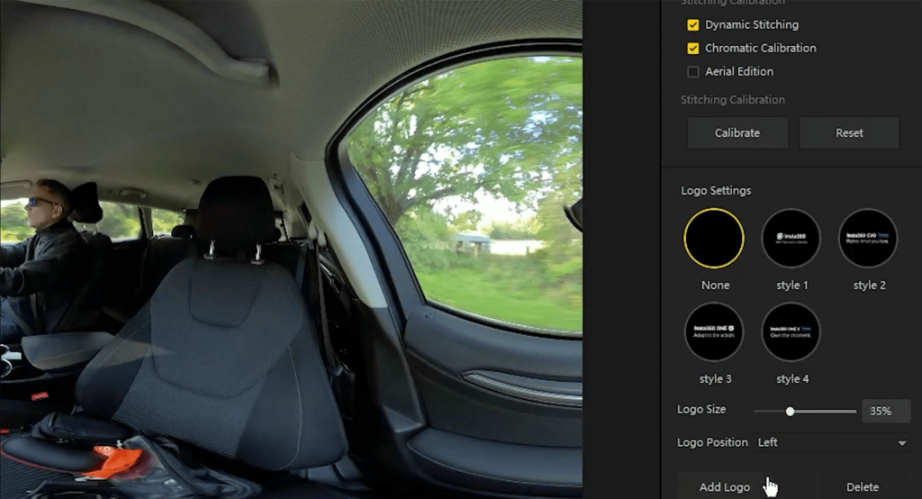 Insta360 Logo insertion