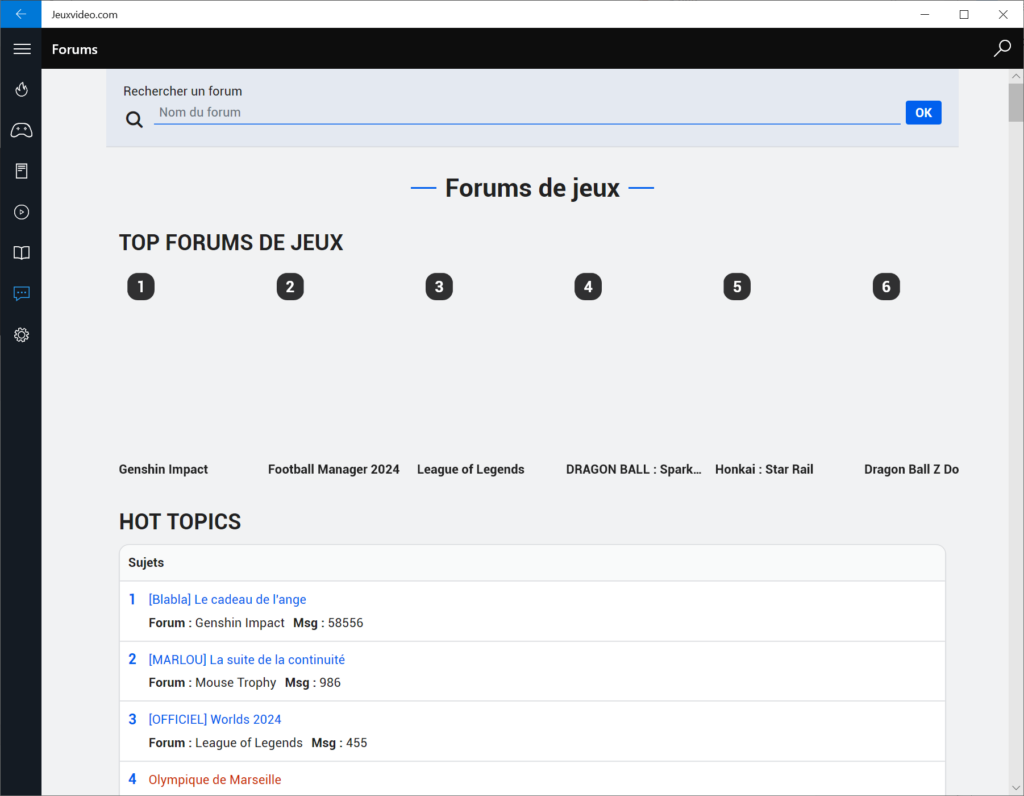 Jeuxvideo com Discussion forums