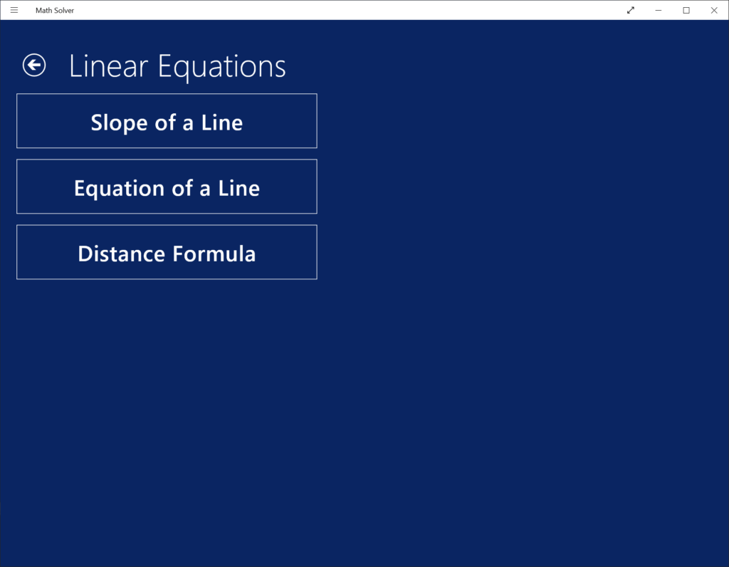 Math Solver Linear equations