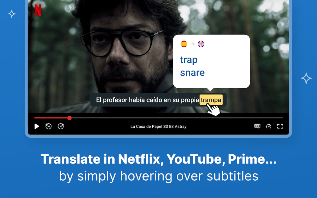 Reverso Translating subtitles