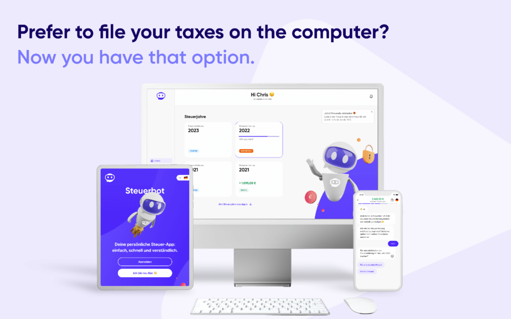 Steuerbot Digital tax filing