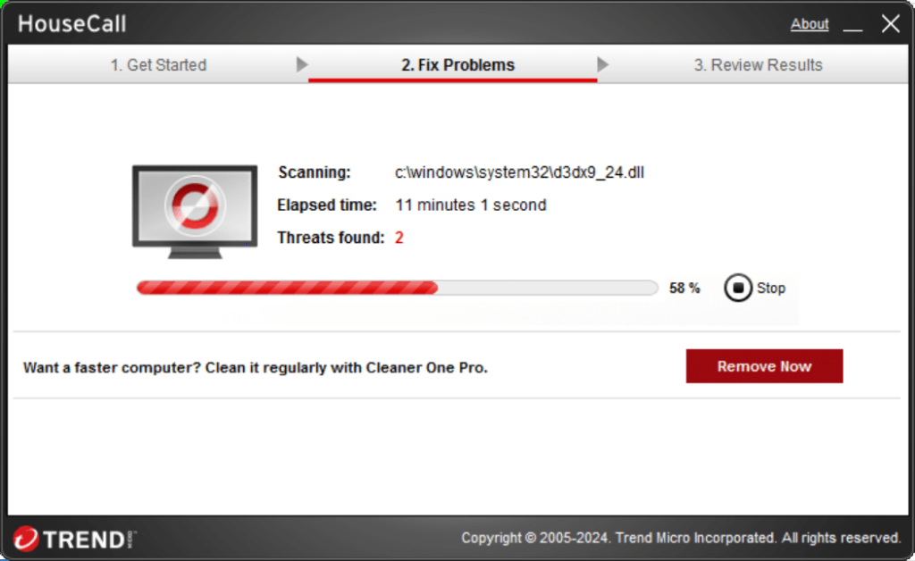 Trend Micro HouseCall System analysis