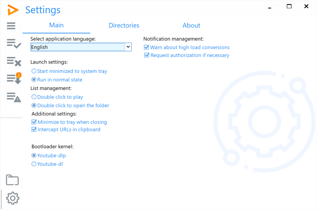 UDL Client Program configuration