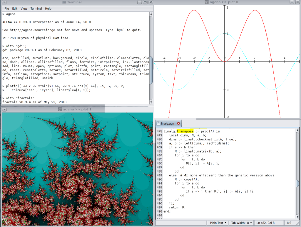 Agena Fractal visualization