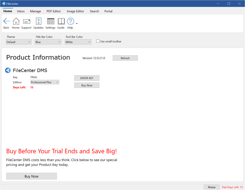 FileCenter Product details