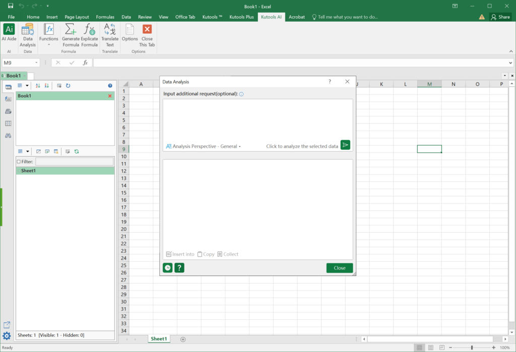 Kutools for Excel Data analysis tools