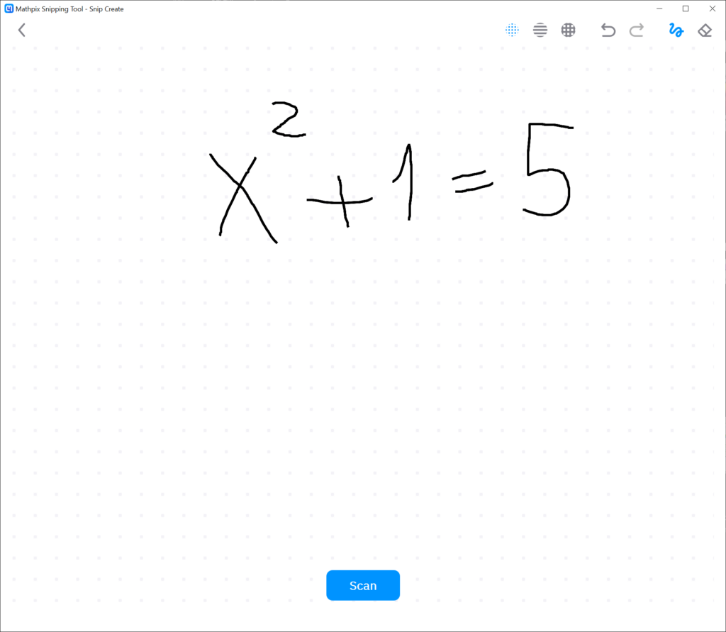 Mathpix Snipping Tool Handwritten input