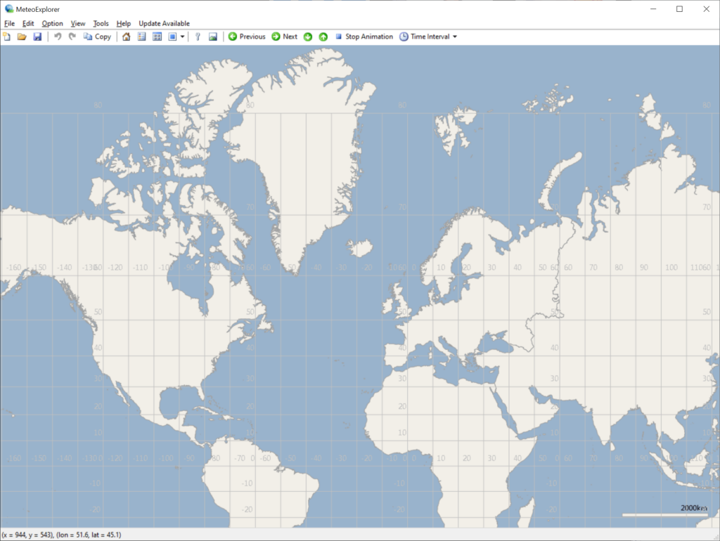 MeteoExplorer World map