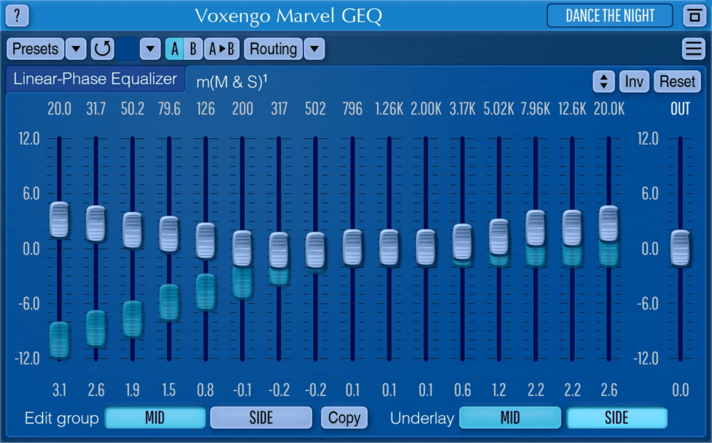 Voxengo Marvel GEQ Alternative visual theme