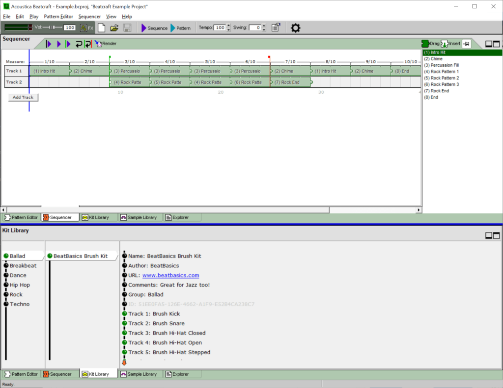 Acoustica Beatcraft Sequencer