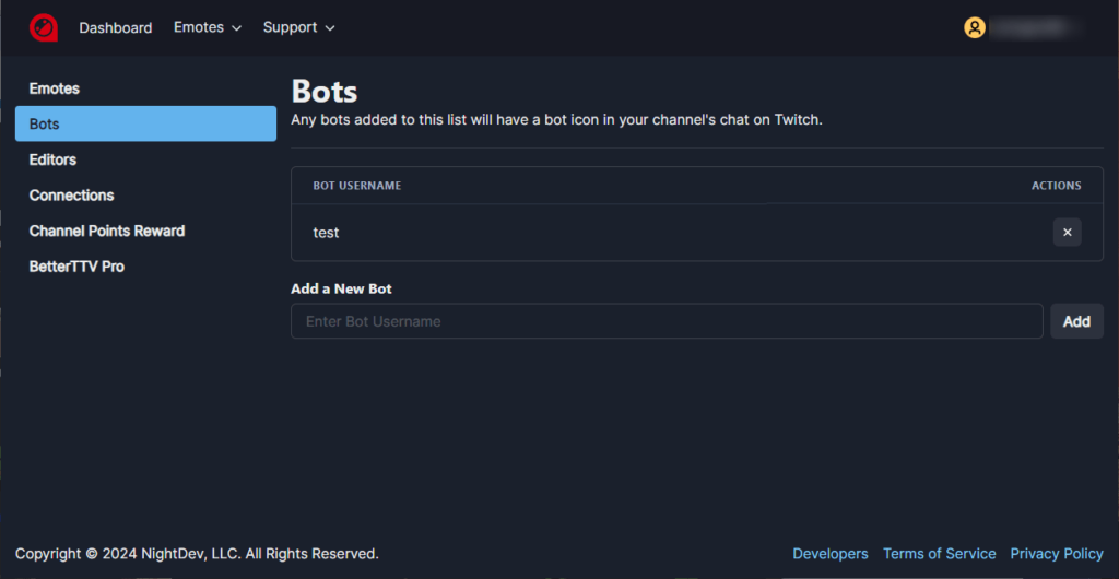 BetterTTV Bots