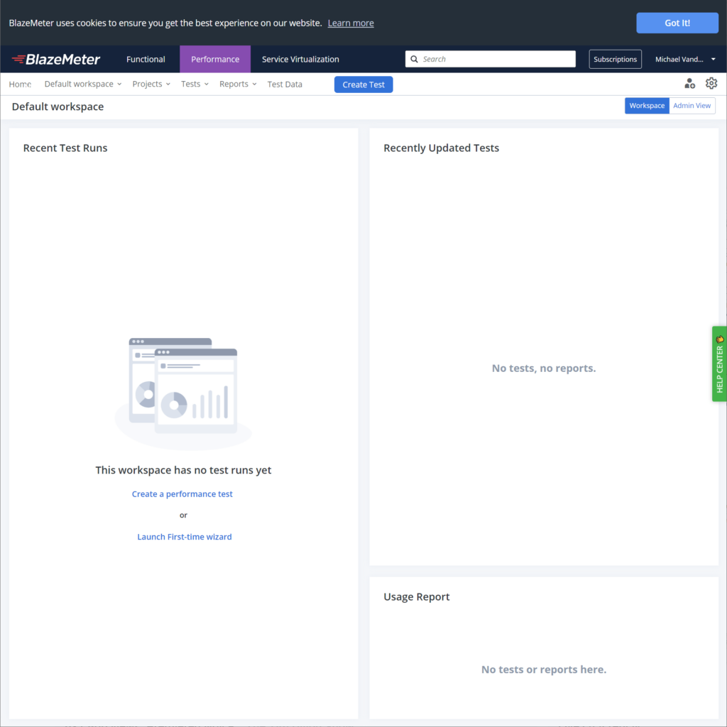 BlazeMeter Performance assessments