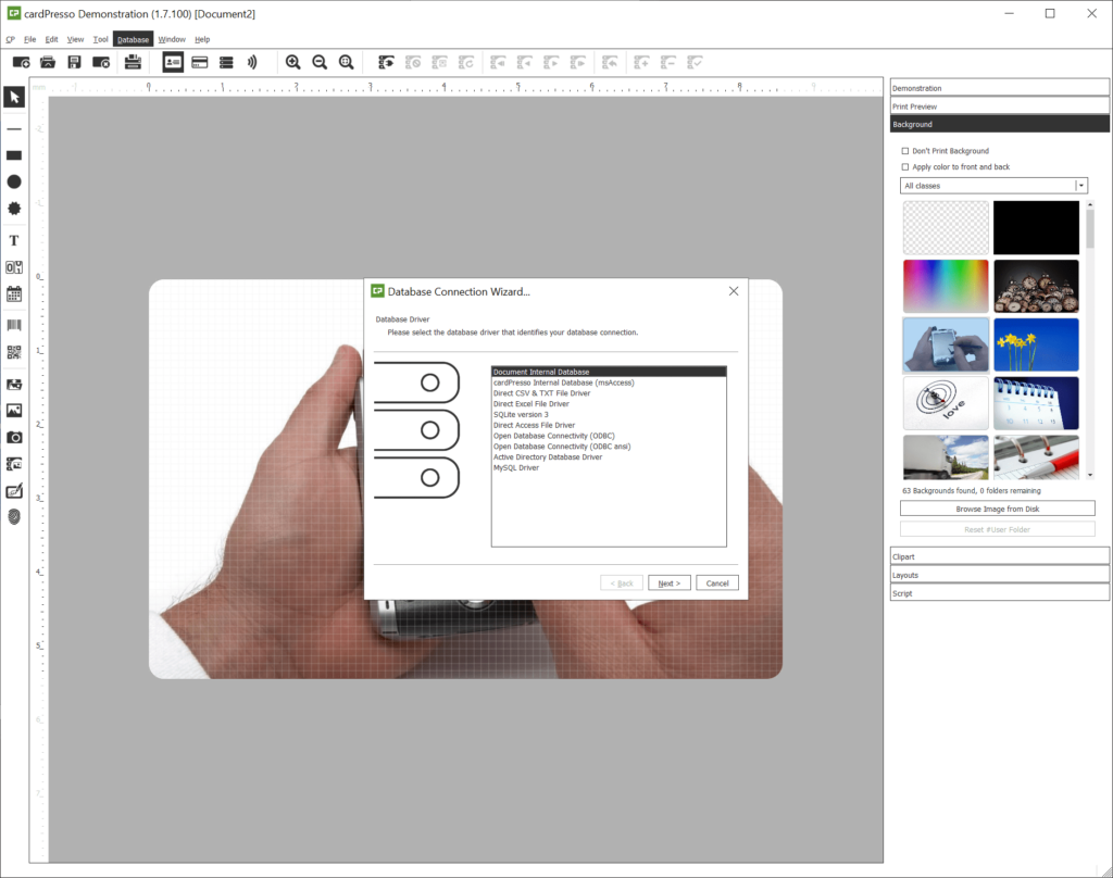 cardPresso Barcode integration