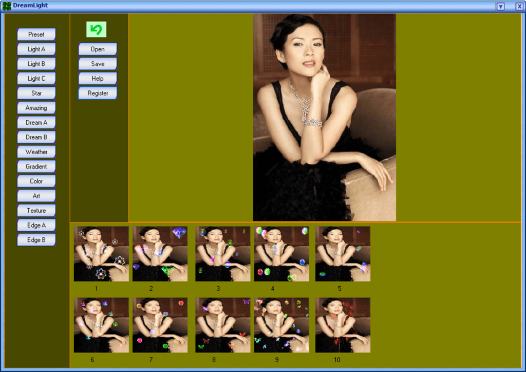 DreamLight Photo Editor Artistic effects