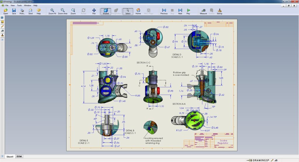 eDrawings Blueprint