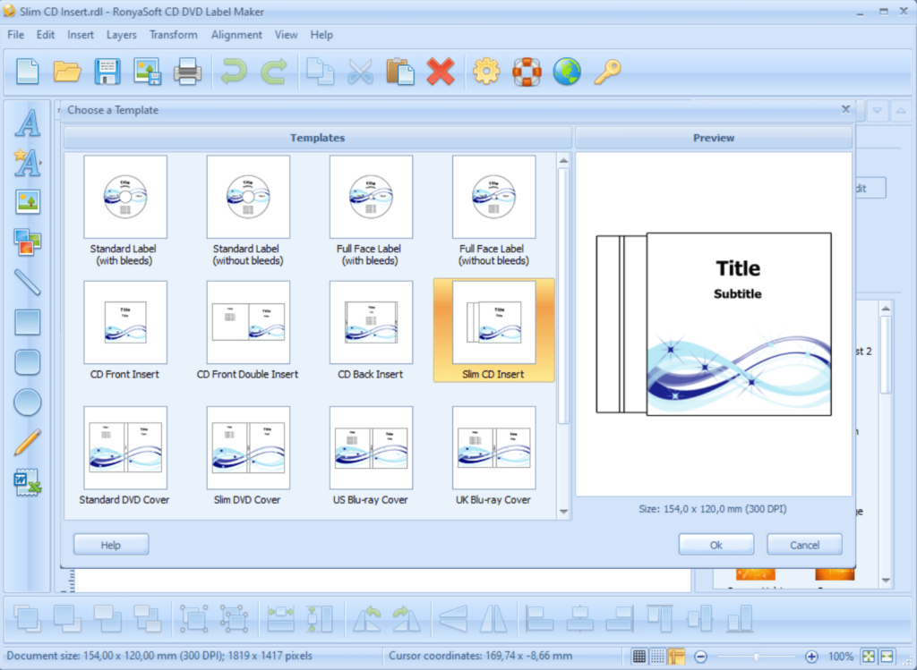 RonyaSoft Included templates