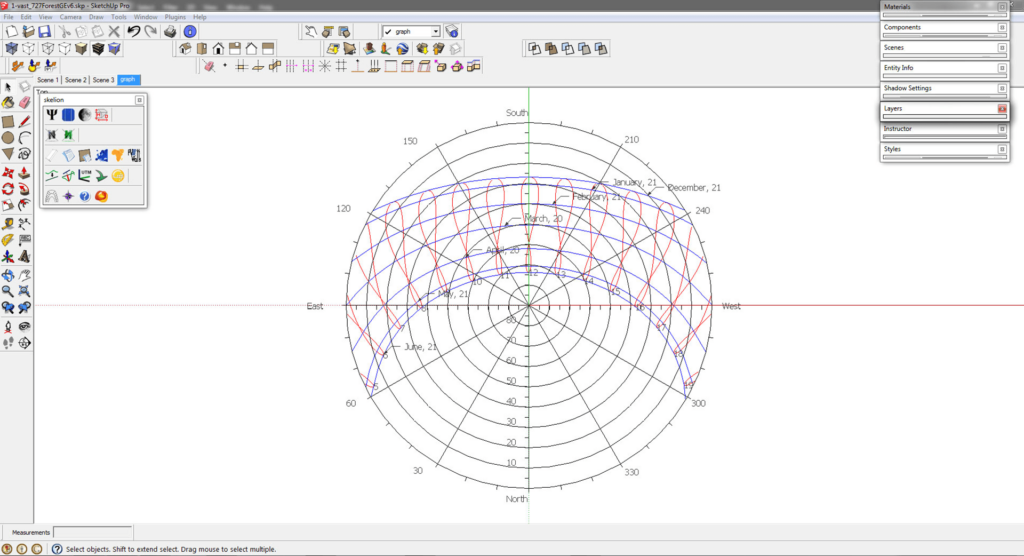 Skelion Layout configuration