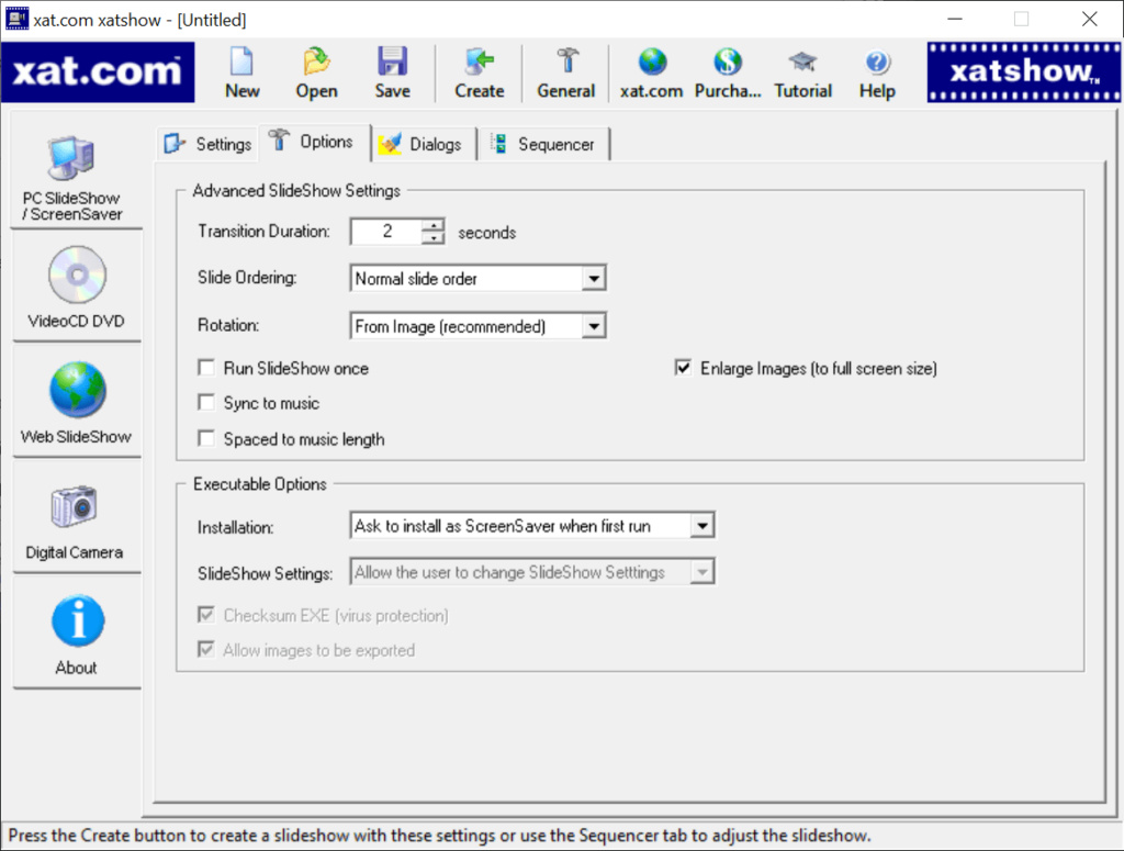 xatshow Advanced settings