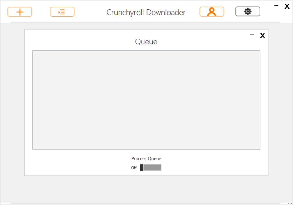 Crunchyroll Downloader Queue