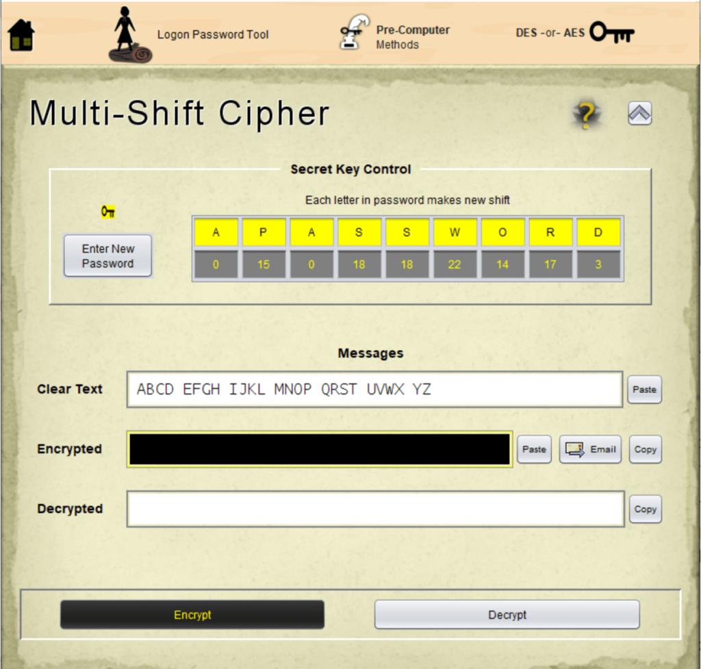 DoCrypt Password generation