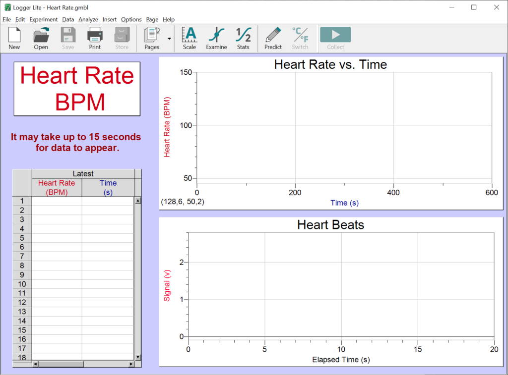 Logger Lite Heart rate measurement