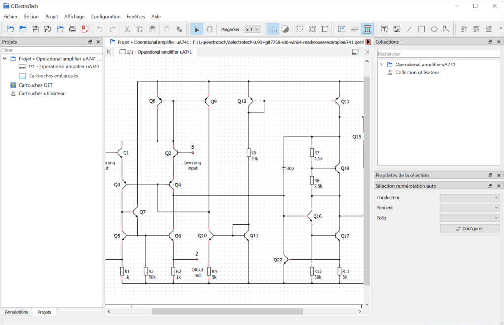 QElectroTech Sample schematics